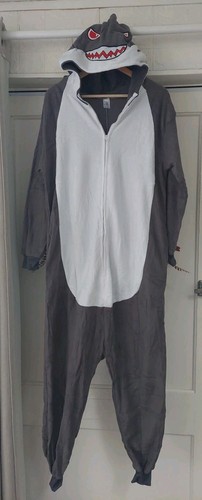 Adult shark pyjamas fancy - adult, pyjamas,