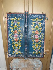 ANTIQUE HAND PAINTED WOODEN