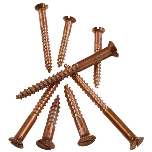 Solid bronze wood screws - solid,