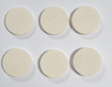 6 WHITE BONE SPACERS and/or