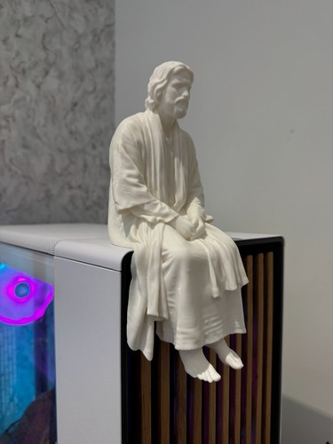 Jesus christ sitting - sitting, statuette