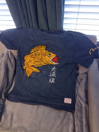 Evisu koi carp shirt - evisu,