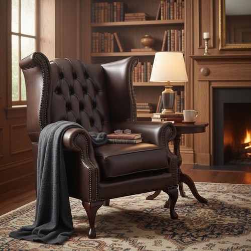 Chesterfield armchair high - chesterfield,