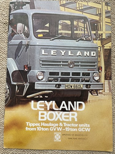 Leyland boxer ton tipper - boxer,