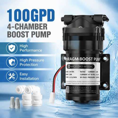 100gpd water filter booster - water,