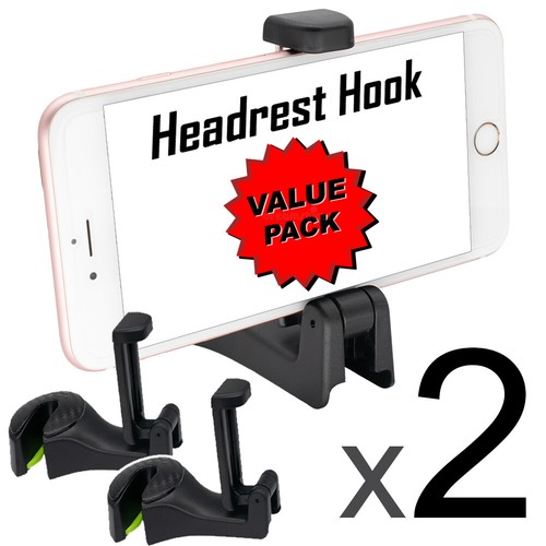 Car seat back - seat, hooks