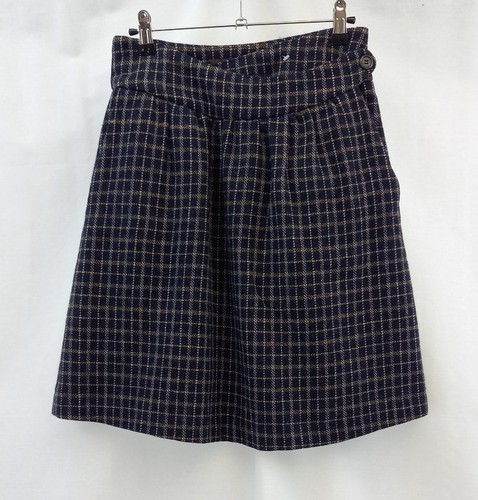 Moloh black check - black, skirt
