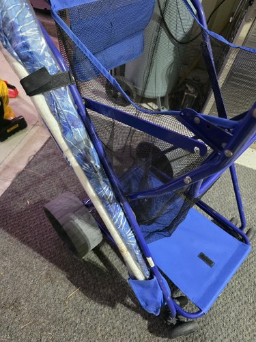 Beach sand cart with umbewlla - beach,