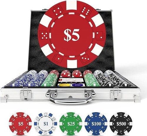 Heitok 500pcs numbered poker - numbered,