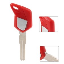 1pcs Uncut Blade Blank Key Red For MV Agusta F4 1000 Brutale 920 990 1090