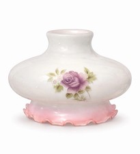 Vintage Glass Lamp Shade White