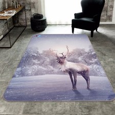 3D Animal Deer 47 Non Slip Rug