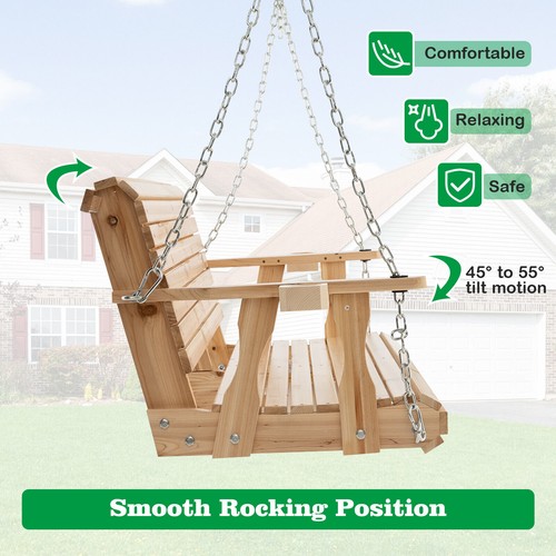 Person porch hanging swing - 2-person,