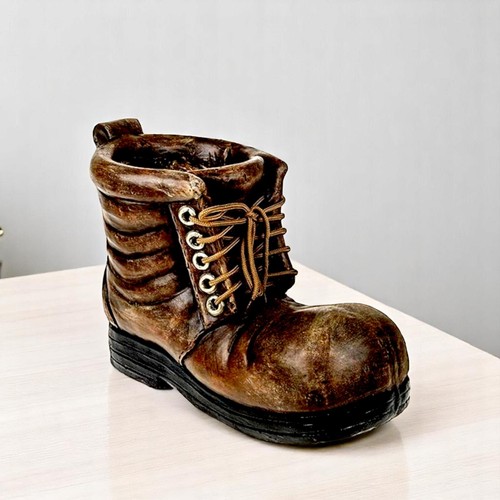 Vintage boot planter rustic - boot,