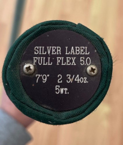 Orvis fly rod silver - , label