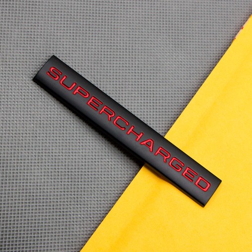 Metal black red supercharged - &,