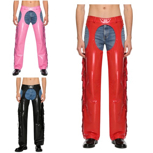 Mens leather tassel - pu,