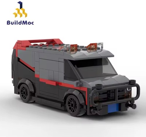 Moc retro team van - moc, a-team