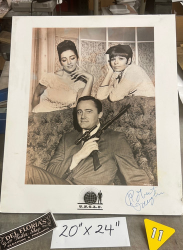 Signed robert vaughn - robert, man