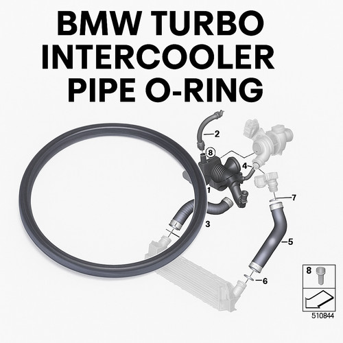 Bmw turbo intercooler hose - intercooler,
