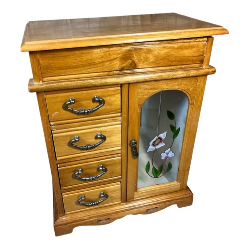 Vintage wooden armoire - wooden,