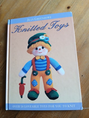 Book knitted toys jean - book,