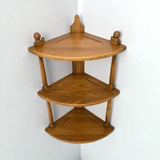 Ercol Corner Shelf/Shelving Wall shelf/hanging whatnot GD EXC Free UK Delivery