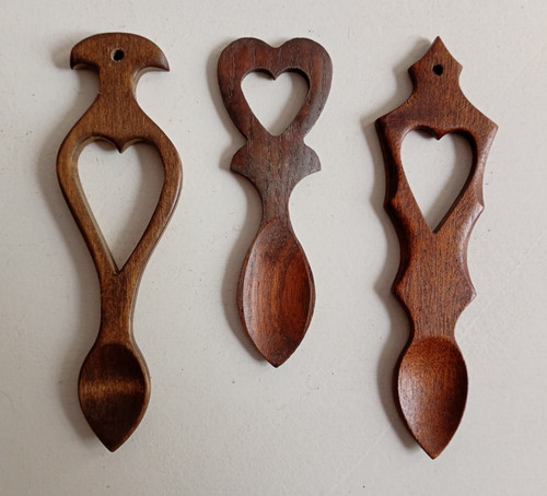 Vintage carved wooden - vintage, welsh