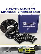 Alloy Wheel Spacers Fit Bmw 5 Series E12 E28 E34 E60 E61 10mm Bimecc x 2 + Bolts