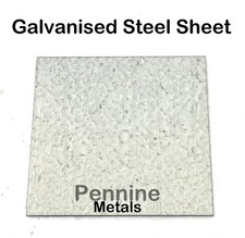 GALVANISED Mild Steel SHEET Metal Precision Guillotine Cut in UK - Trade Suppler