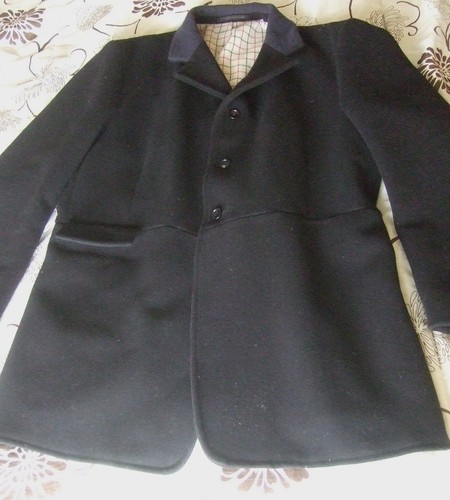 Gents black wool heavyweight - gents,