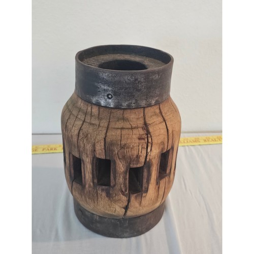 Antique wood wagon - wood, hub