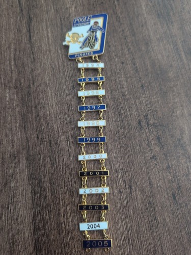 Poole pirates speedway badge - speedway,