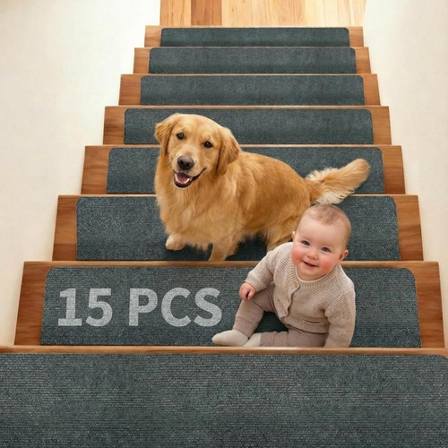 Stair treads carpet - treads, 15