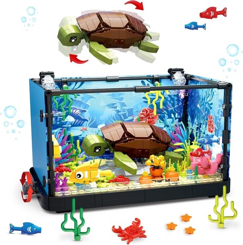Qlt fish tank - fish, building