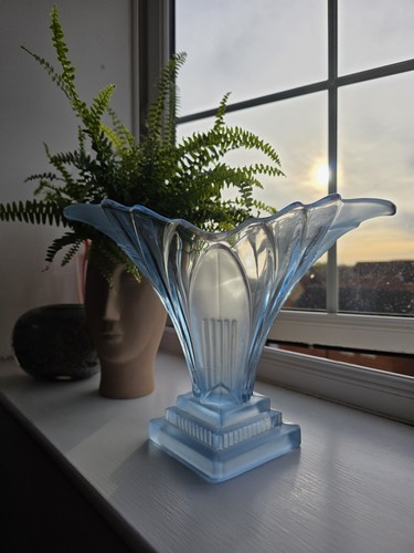 Beautiful blue art deco - blue,