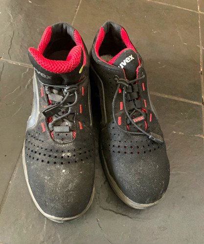 Uvex black red - red, safety/work
