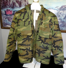 Vintage Duck Bay Large Camo Jacket Parka Removable Liner Full Zip
