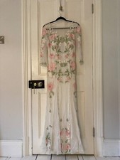 Temperley London Aubrey Embroidered Wedding Dress. Hand embroidered lace