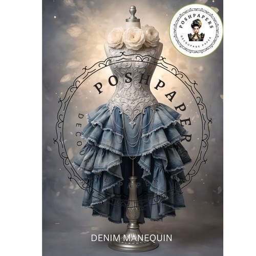 Denim corset dress - denim,