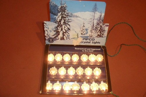 Vintage pifco christmas lights - christmas,