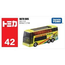 Takara Tomy Tomica 42 HATO BUS Metal Diecast Model Toy Car New in Box