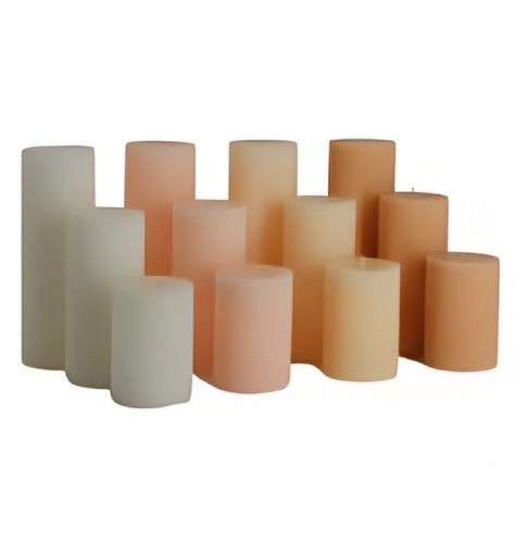 Elegant fluted wax - pc,