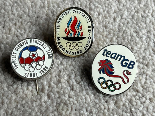 Olympic games related badges - olympic,