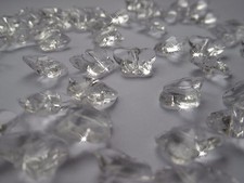 100 CLEAR BUTTERFLIES CRYSTAL