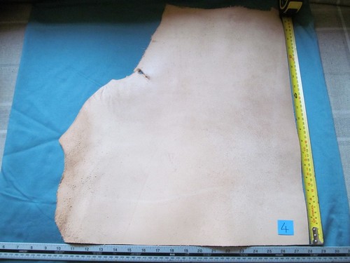 Veg tan leather - tan, natural