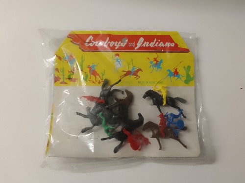 Vintage plastic cowboys and - vintage,