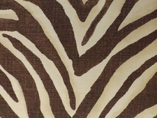 DESIGNERS GUILD TERRANEA JAVA ZEBRA PATTERNED FABRIC 53" x 14" 1m34cm x 36cm