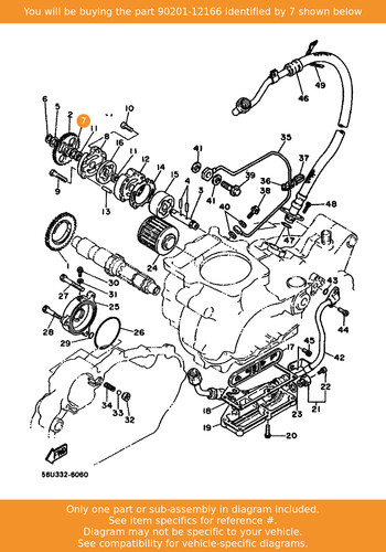 Yamaha washer plate - washer,,