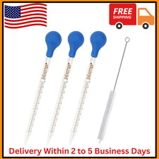 3Pcs Glass Pipettes Dropper